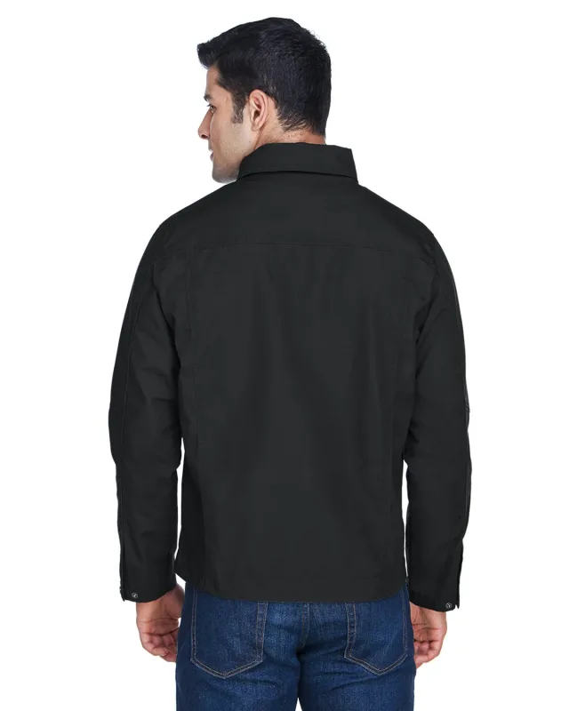 Harriton Men's Auxiliary Canvas Work Jacket — view 8