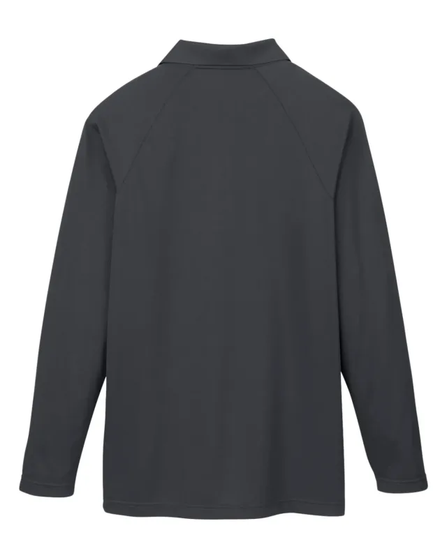 Harriton Men's Charge Snag and Soil Protect Long-Sleeve Polo — view 12