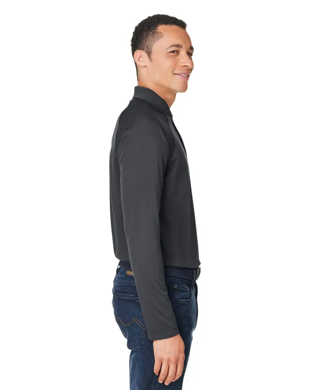 Harriton Men's Charge Snag and Soil Protect Long-Sleeve Polo — view 20
