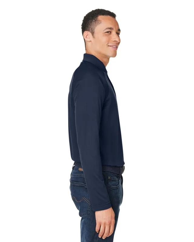 Harriton Men's Charge Snag and Soil Protect Long-Sleeve Polo — view 30