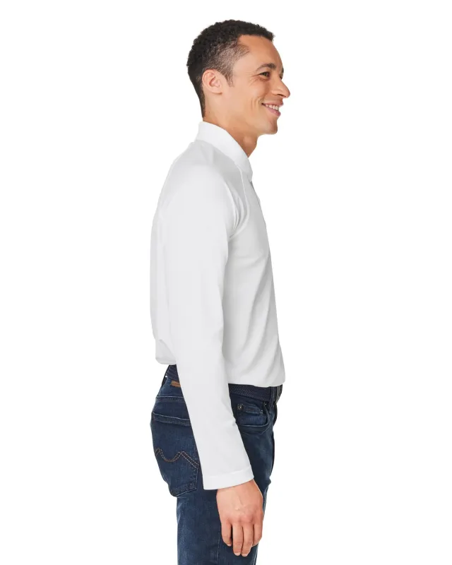 Harriton Men's Charge Snag and Soil Protect Long-Sleeve Polo — view 40