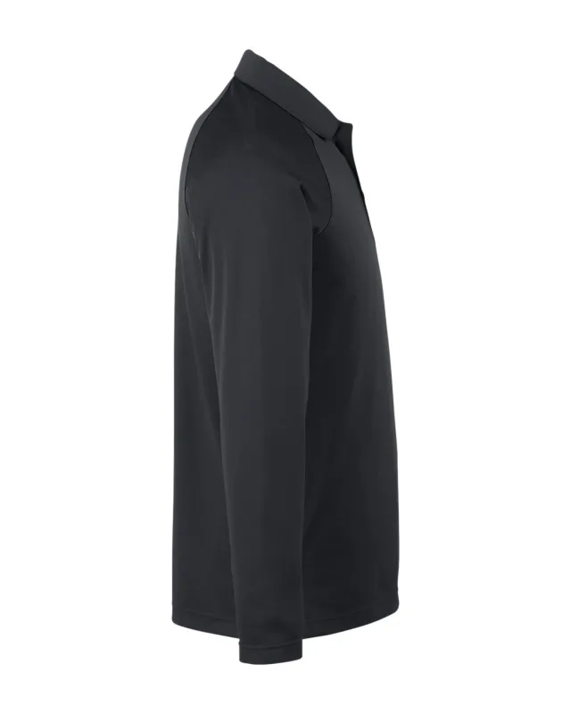 Harriton Men's Charge Snag and Soil Protect Long-Sleeve Polo — view 7