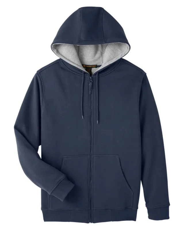 Harriton Men's ClimaBloc Lined Heavyweight Hooded Sweatshirt — view 33