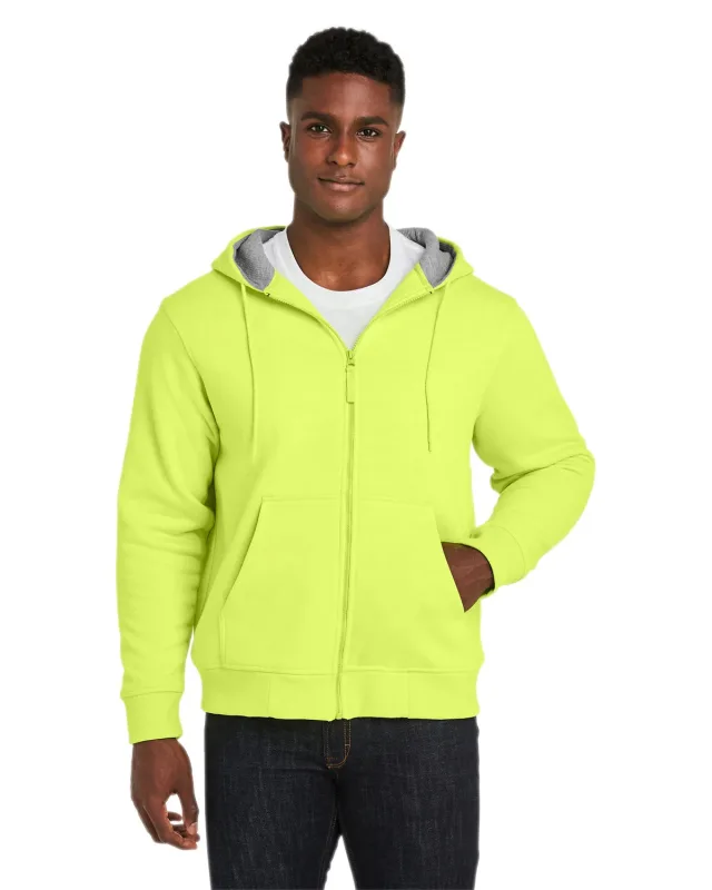 Harriton Men's ClimaBloc Lined Heavyweight Hooded Sweatshirt — view 4