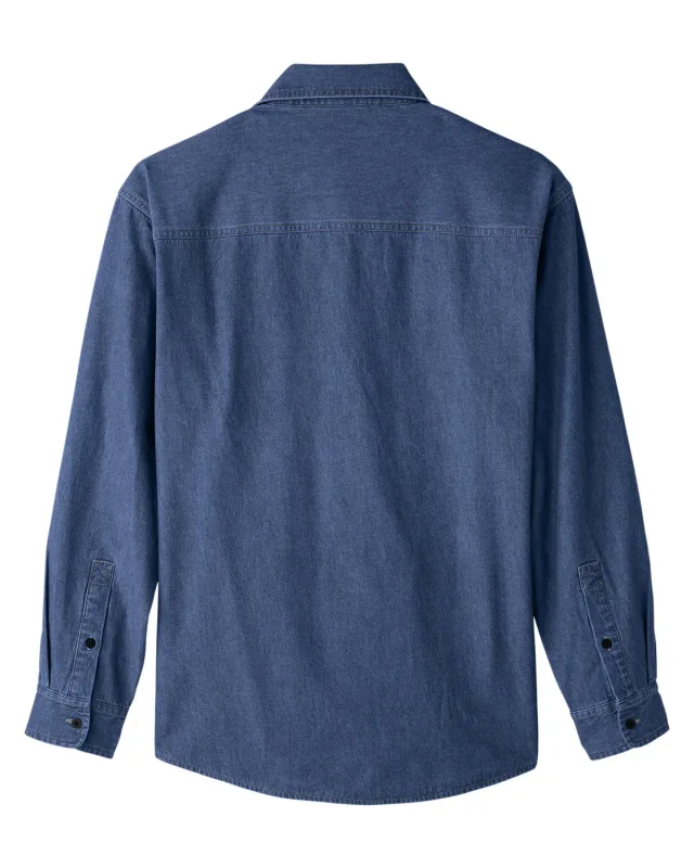 Harriton Men's Denim Shirt-Jacket — view 2