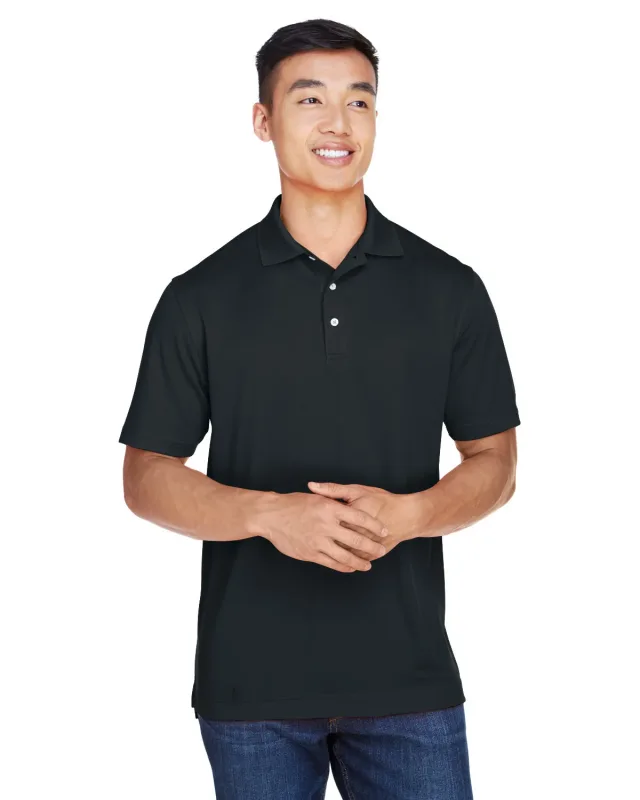 Harriton Men's Double Mesh Polo — view 10