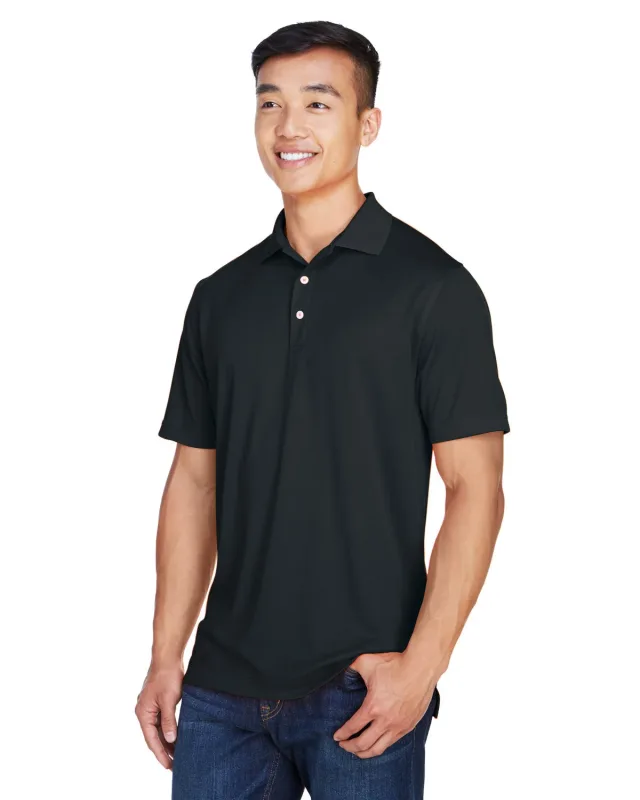 Harriton Men's Double Mesh Polo — view 12