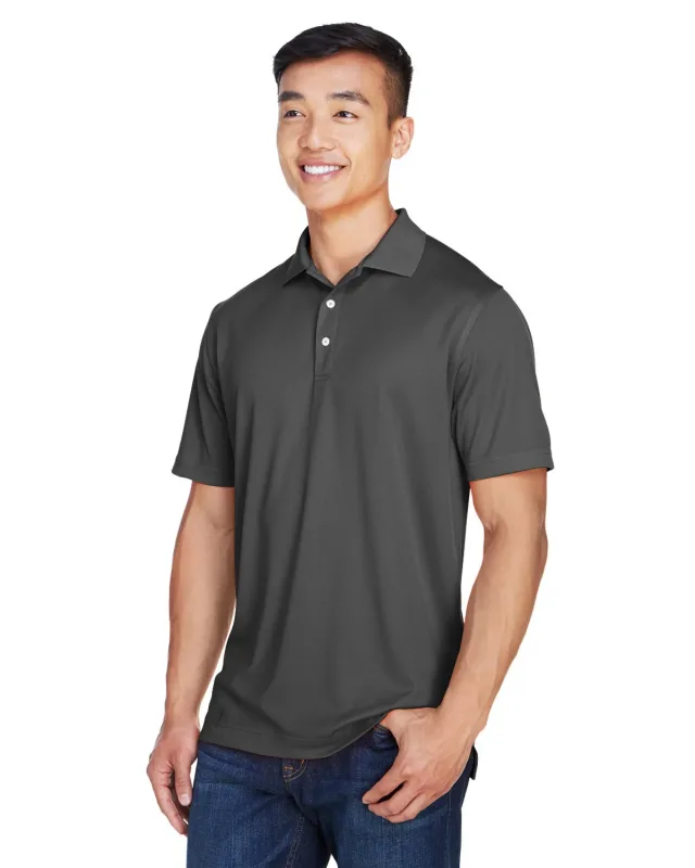 Harriton Men's Double Mesh Polo — view 6