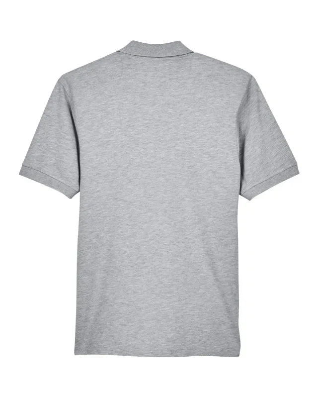 Harriton Men's Easy Blend Polo with Pocket — view 2