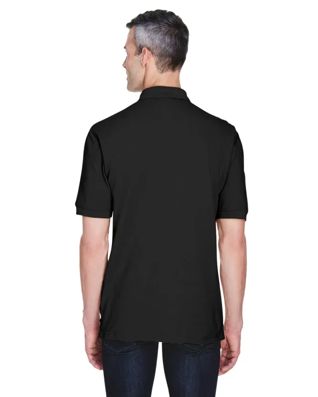 Harriton Men's Easy Blend Polo with Pocket — view 7