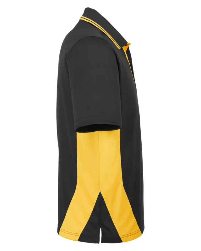 Harriton Men's Flash Snag Protection Plus IL Colorblock Polo — view 10