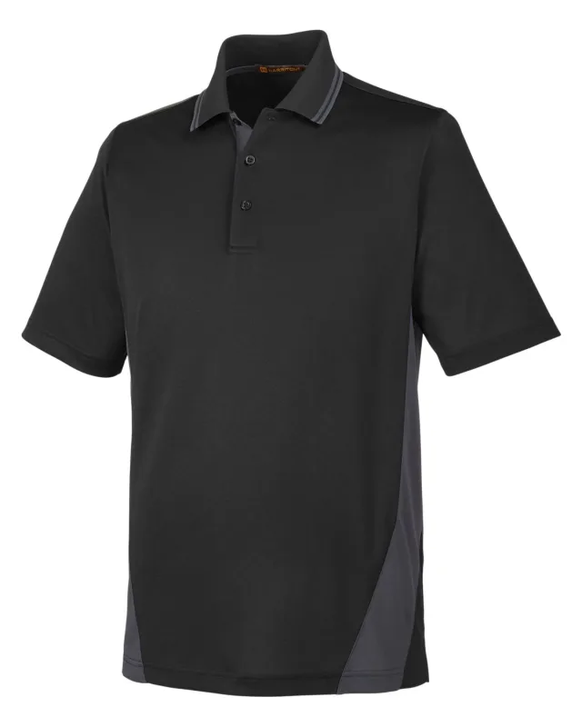 Harriton Men's Flash Snag Protection Plus IL Colorblock Polo — view 16