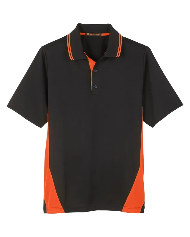 Harriton Men's Flash Snag Protection Plus IL Colorblock Polo — view 23