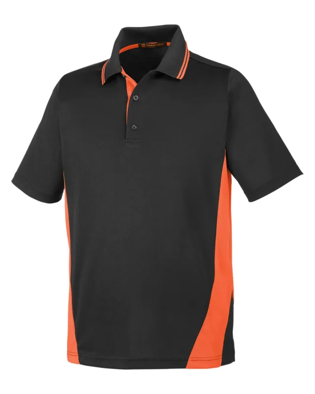 Harriton Men's Flash Snag Protection Plus IL Colorblock Polo — view 26