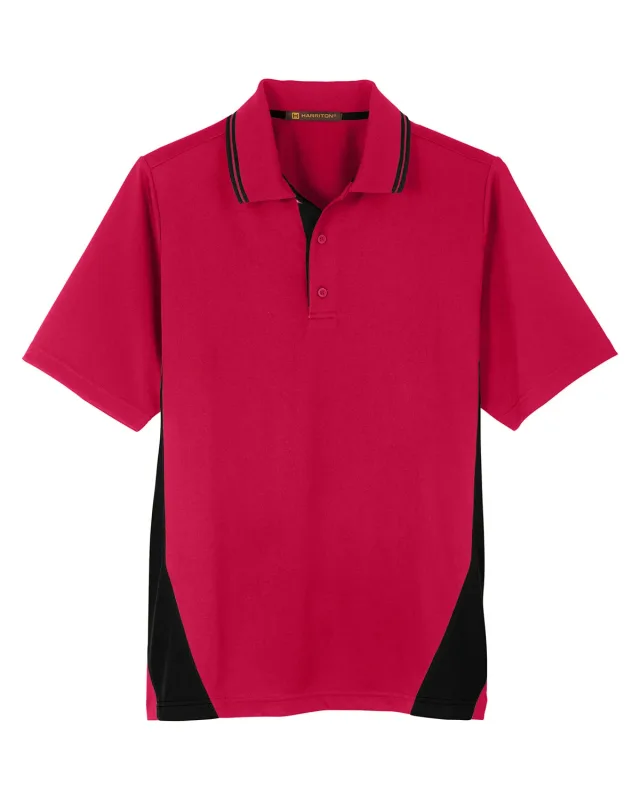 Harriton Men's Flash Snag Protection Plus IL Colorblock Polo — view 43