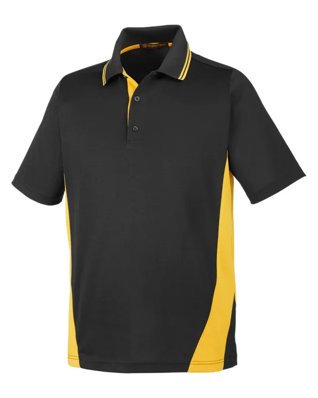 Harriton Men's Flash Snag Protection Plus IL Colorblock Polo — view 6