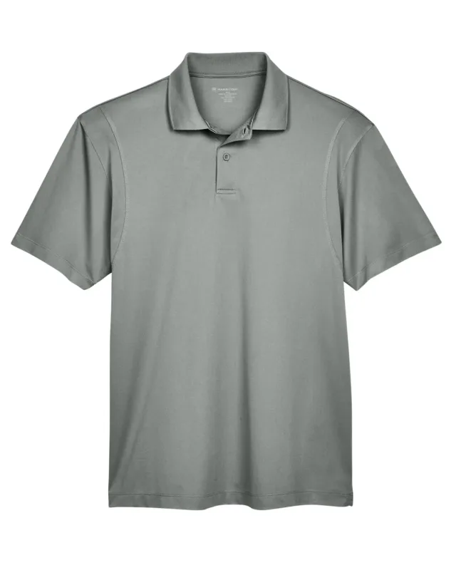 Harriton Men's Micro-Piqué Polo — view 3