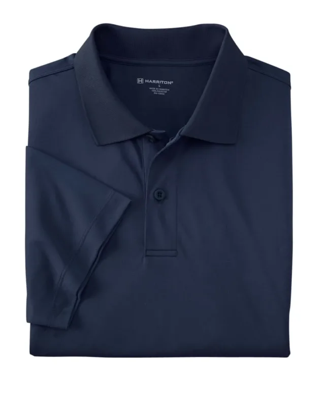 Harriton Men's Micro-Piqué Polo — view 30