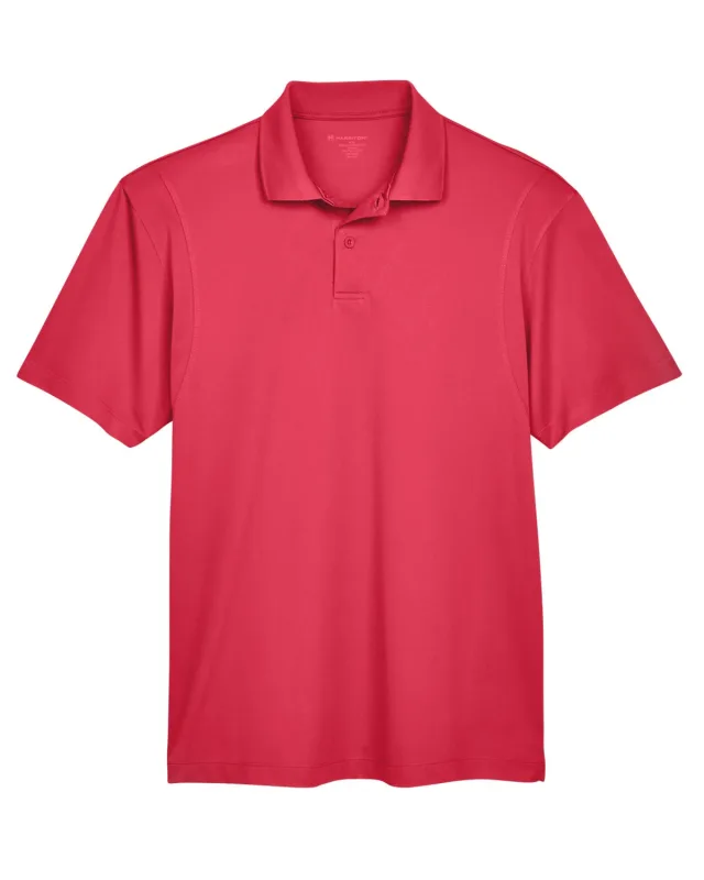 Harriton Men's Micro-Piqué Polo — view 9