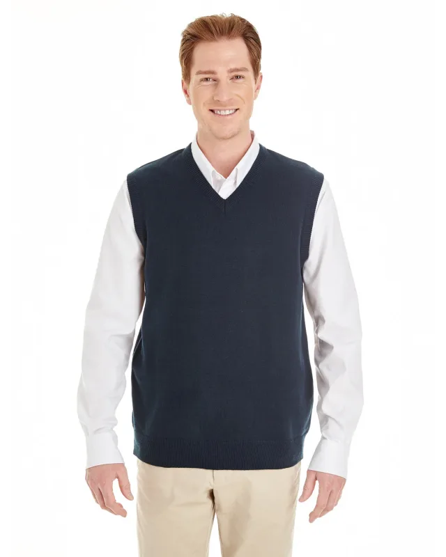 Harriton Men's Pilbloc V-Neck Sweater Vest — view 10