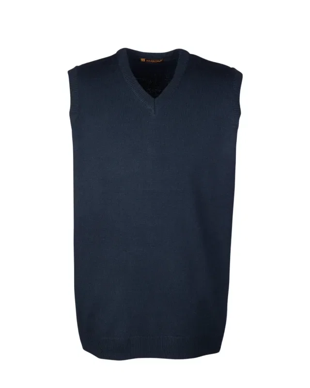 Harriton Men's Pilbloc V-Neck Sweater Vest — view 11