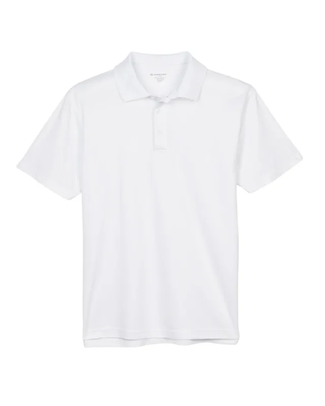 Harriton Men's Polytech Polo — view 3