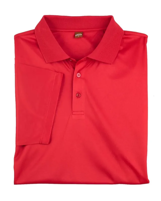 Harriton Men's Polytech Polo — view 53