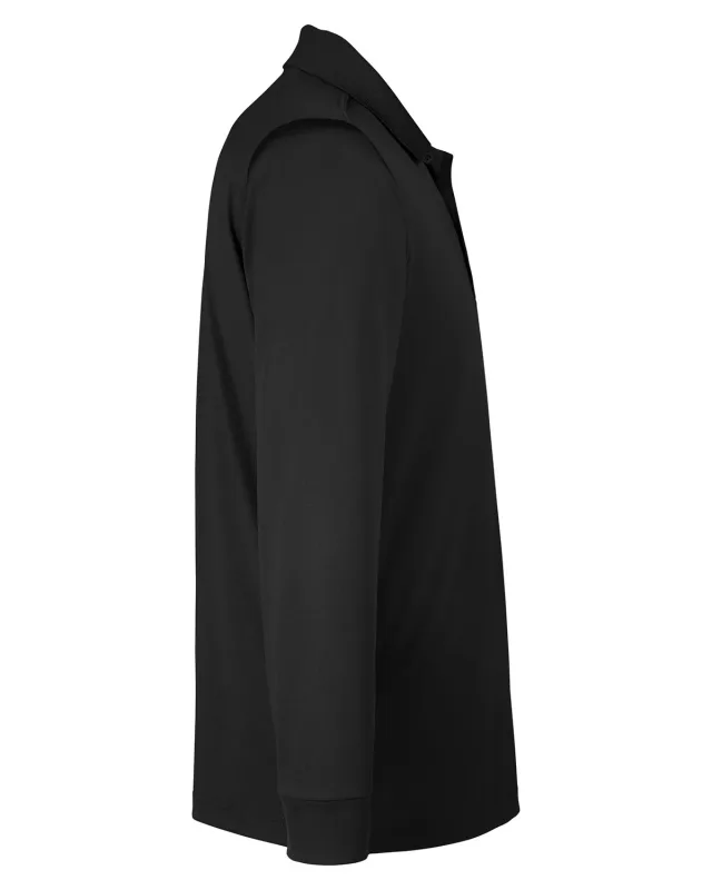 Harriton Men's Tall Advantage Long Sleeve Snag Protection Plus IL Polo — view 16