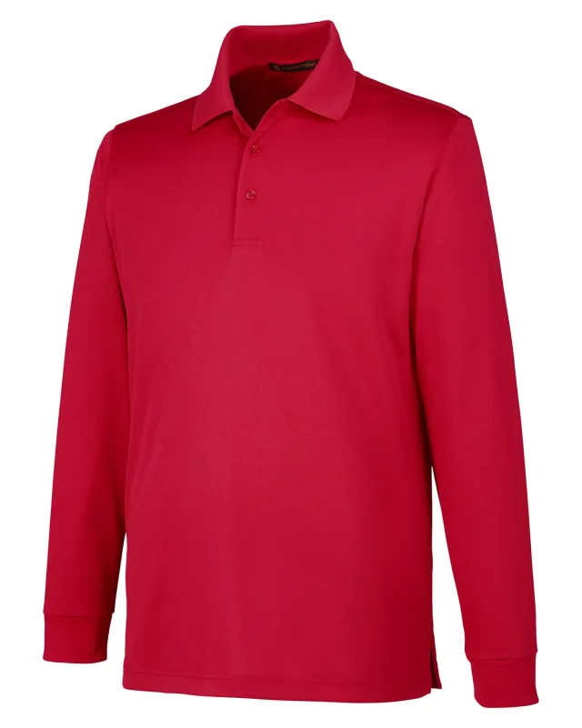 Harriton Men's Tall Advantage Long Sleeve Snag Protection Plus IL Polo — view 36