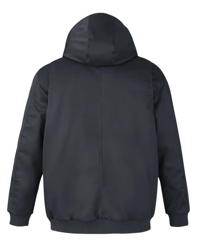 Harriton Men's Tall ClimaBloc® Heavyweight Hooded Full-Zip Jacket — view 15