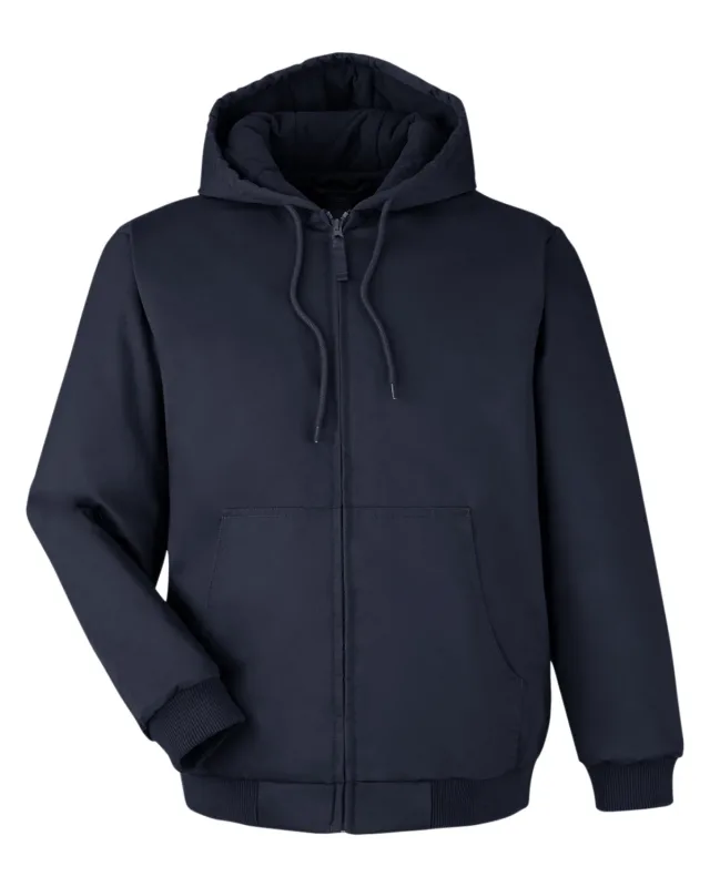 Harriton Men's Tall ClimaBloc® Heavyweight Hooded Full-Zip Jacket — view 28