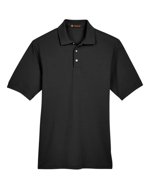 Harriton Men's Tall Easy Blend Polo — view 10