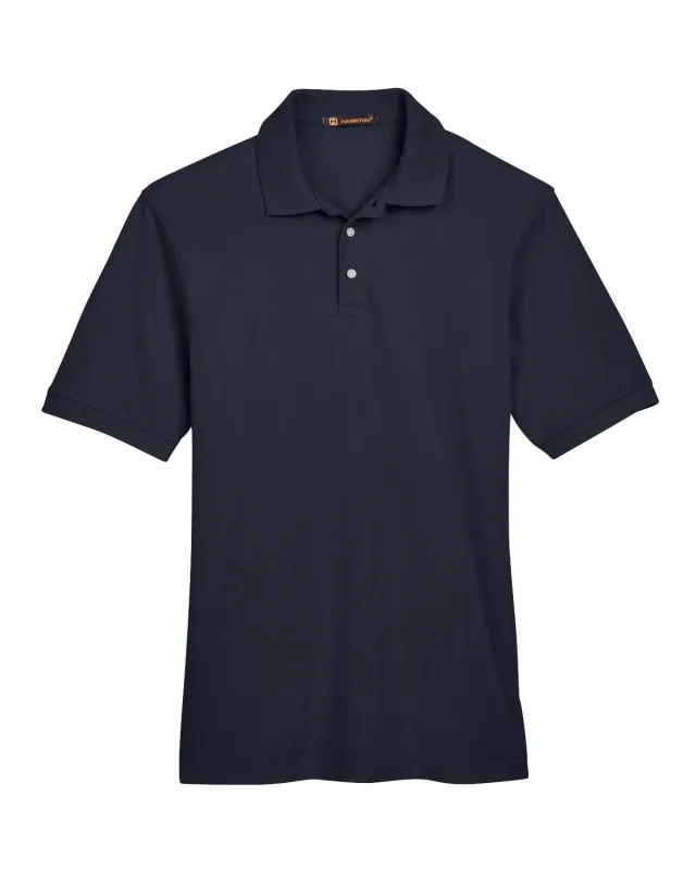 Harriton Men's Tall Easy Blend Polo — view 16