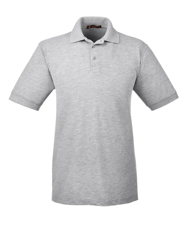 Harriton Men's Tall Easy Blend Polo — view 5
