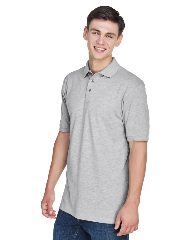 Harriton Men's Tall Easy Blend Polo — view 6