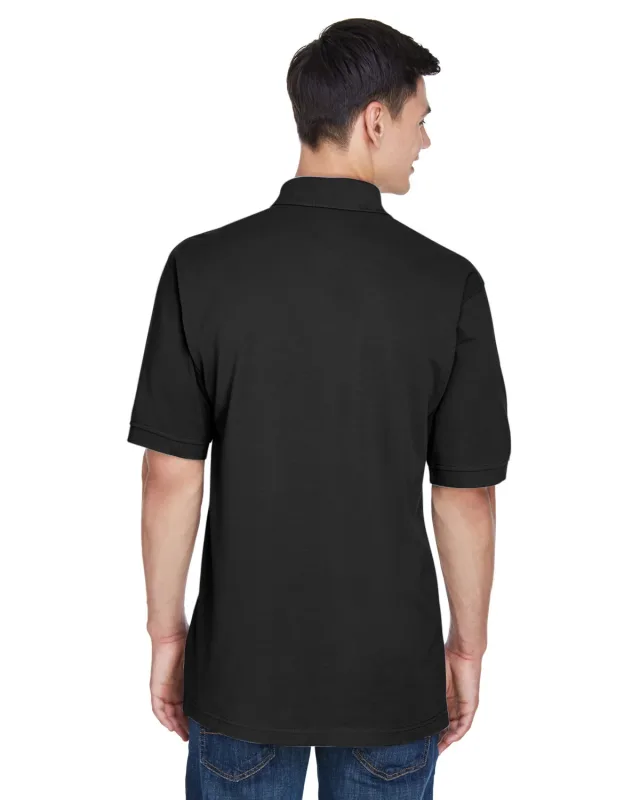 Harriton Men's Tall Easy Blend Polo — view 8