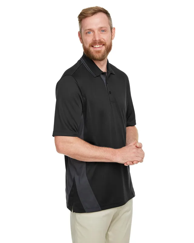 Harriton Men's Tall Flash Snag Protection Plus IL Colorblock Polo — view 19