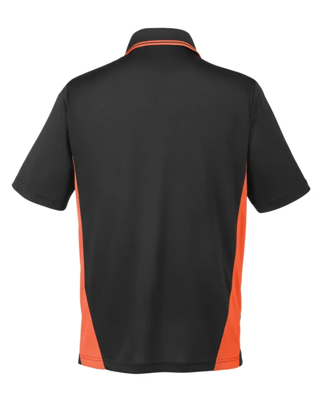 Harriton Men's Tall Flash Snag Protection Plus IL Colorblock Polo — view 21