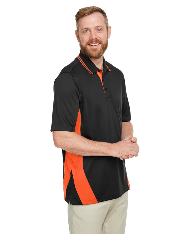 Harriton Men's Tall Flash Snag Protection Plus IL Colorblock Polo — view 29