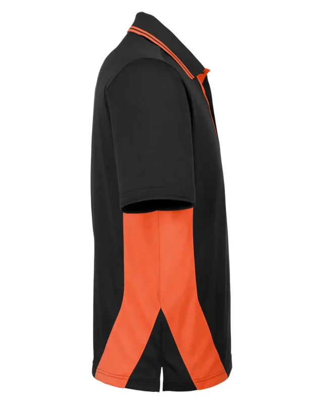 Harriton Men's Tall Flash Snag Protection Plus IL Colorblock Polo — view 30