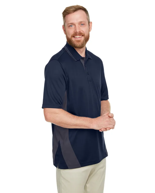 Harriton Men's Tall Flash Snag Protection Plus IL Colorblock Polo — view 39