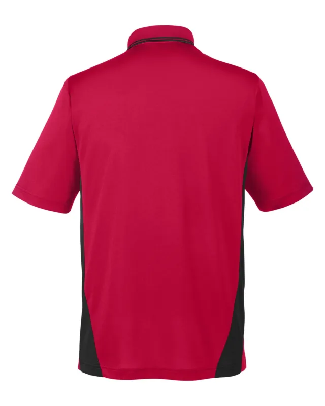Harriton Men's Tall Flash Snag Protection Plus IL Colorblock Polo — view 41