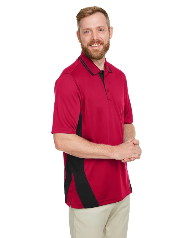 Harriton Men's Tall Flash Snag Protection Plus IL Colorblock Polo — view 49