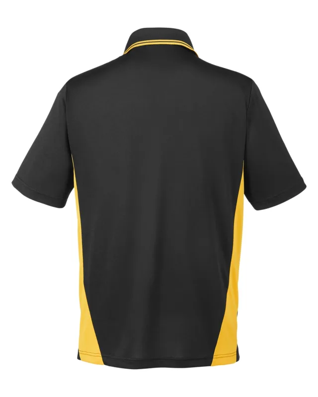 Harriton Men's Tall Flash Snag Protection Plus IL Colorblock Polo — view 5