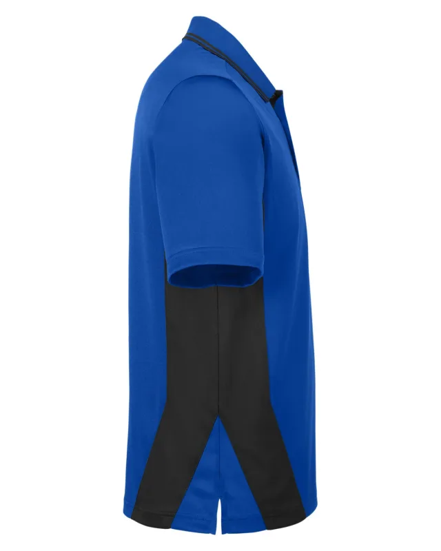 Harriton Men's Tall Flash Snag Protection Plus IL Colorblock Polo — view 60