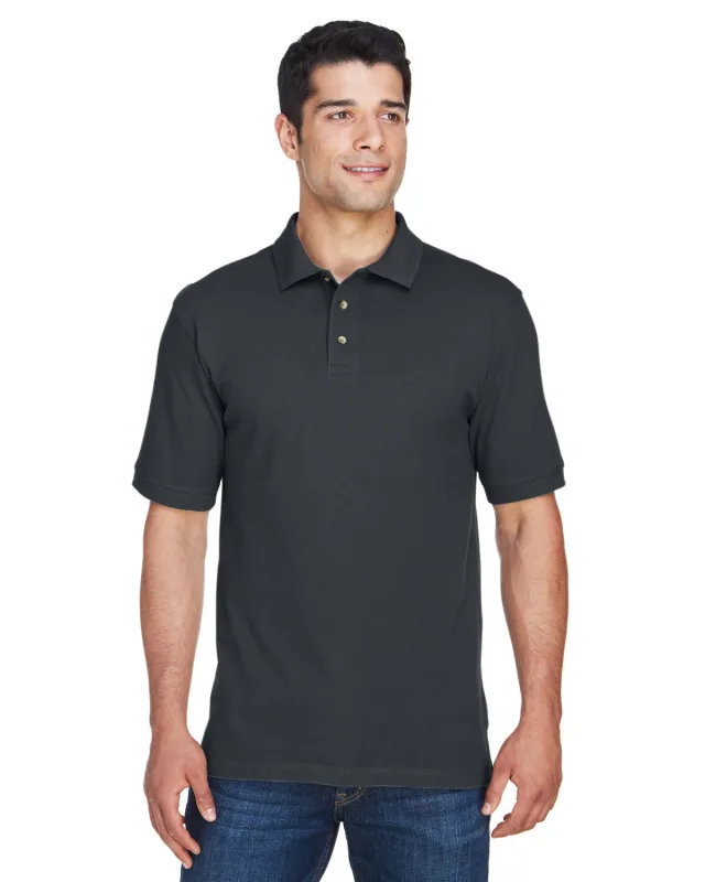 Harriton Men's Tall Short-Sleeve Polo — view 11