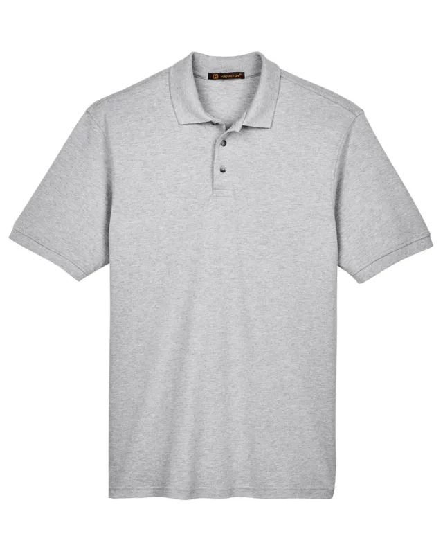 Harriton Men's Tall Short-Sleeve Polo — view 3