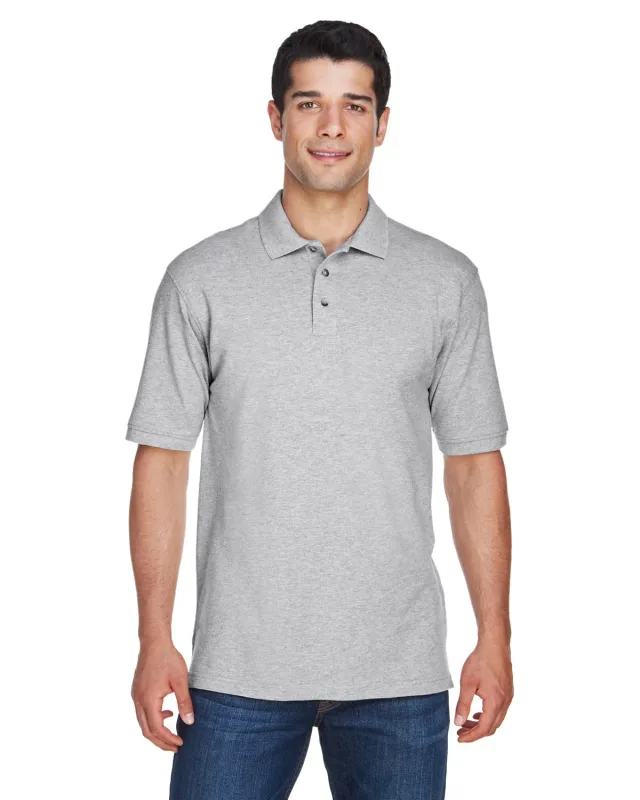 Harriton Men's Tall Short-Sleeve Polo — view 4