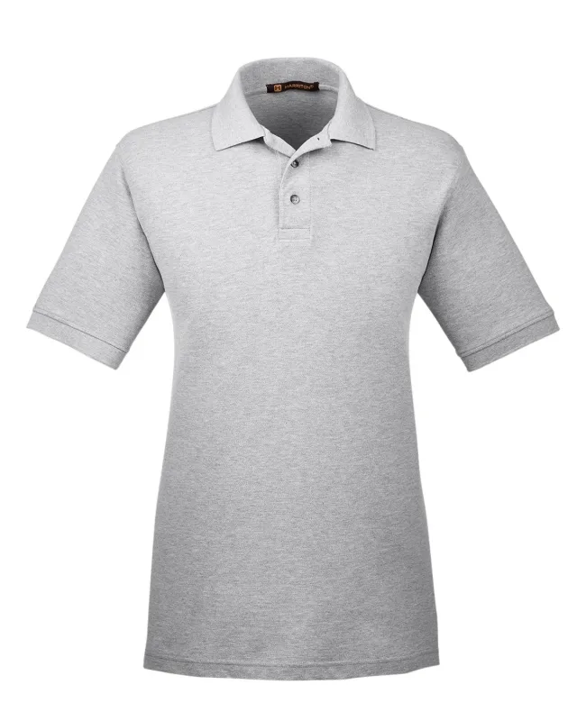 Harriton Men's Tall Short-Sleeve Polo — view 5