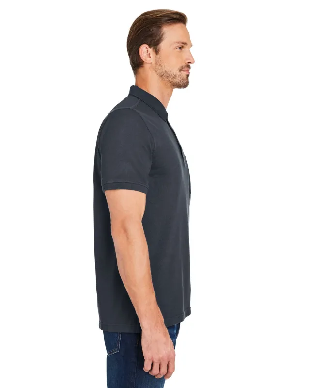 Harriton Men's Valiant Cotton Snag Protect Pocket Polo — view 20